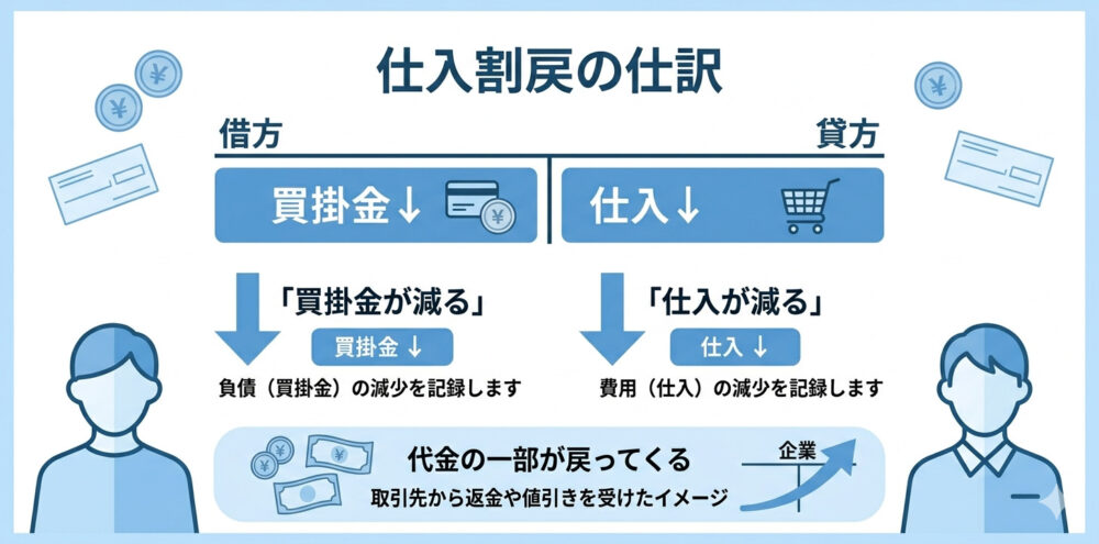 仕入割戻の仕訳