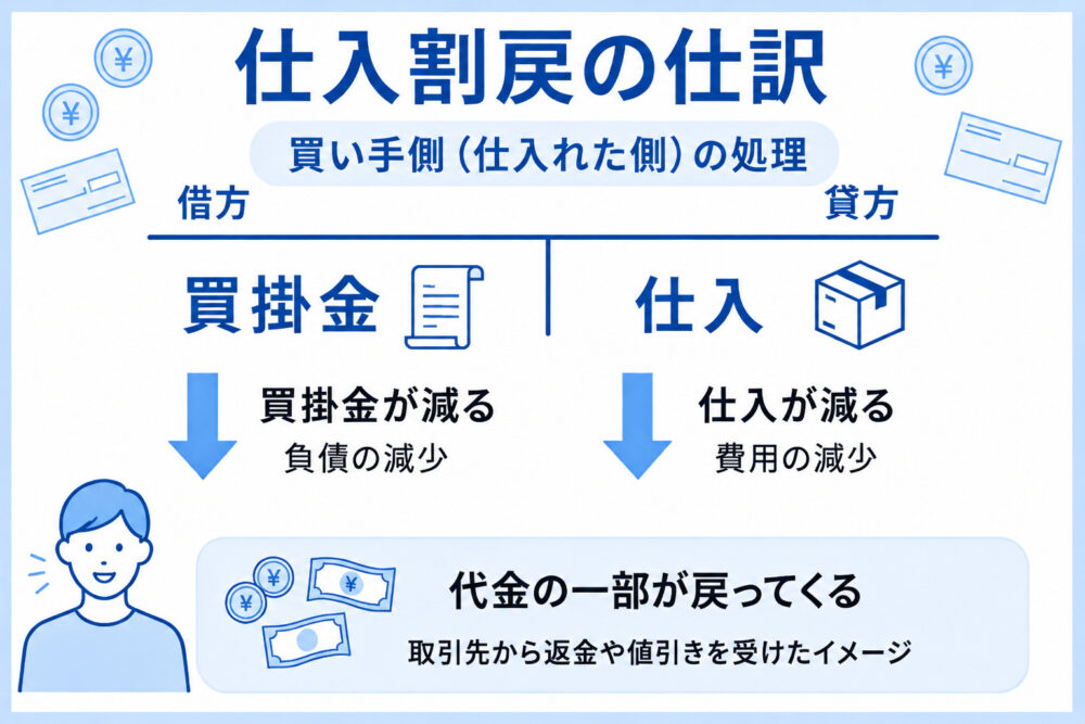 仕入割戻の仕訳