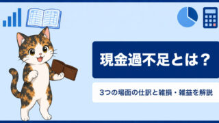 現金過不足とは?3つの場面の仕訳と雑損・雑益をわかりやすく解説