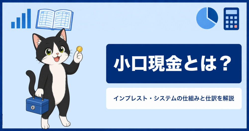 小口現金とは？インプレスト・システムの仕組みと仕訳を解説（まね簿記）